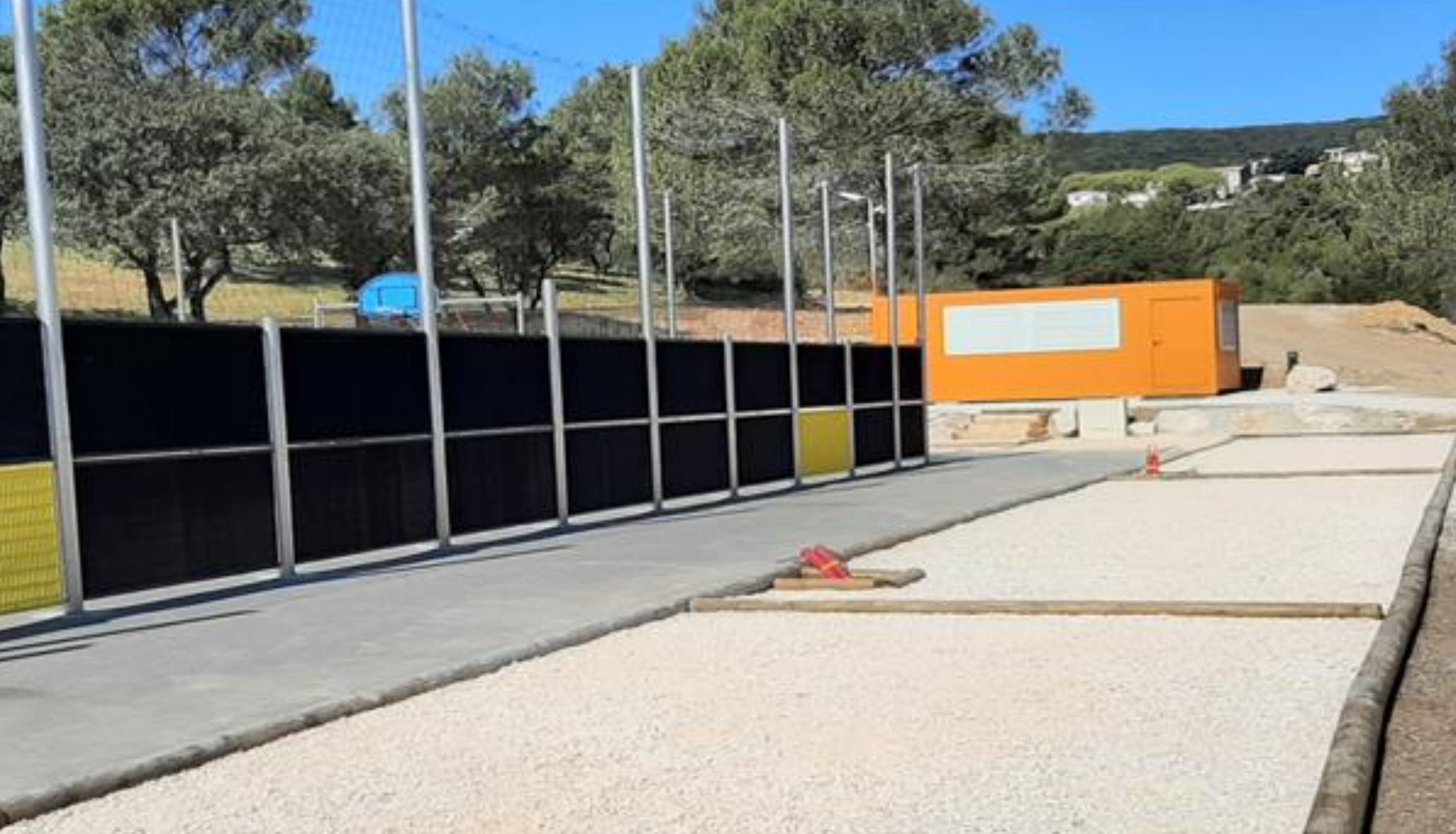 Terrains de pétanque aménagés